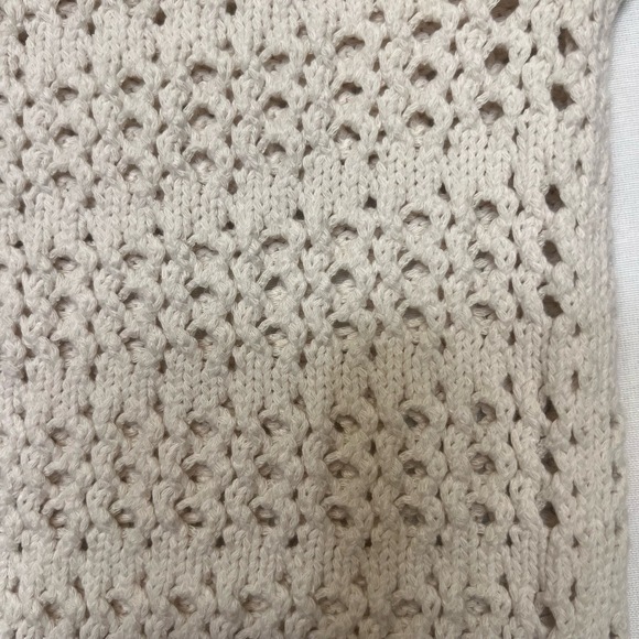Universal Thread Cotton‎ Blend Knit Crew Neck Cream Sweater Neutral NWT Size M - Picture 7 of 9